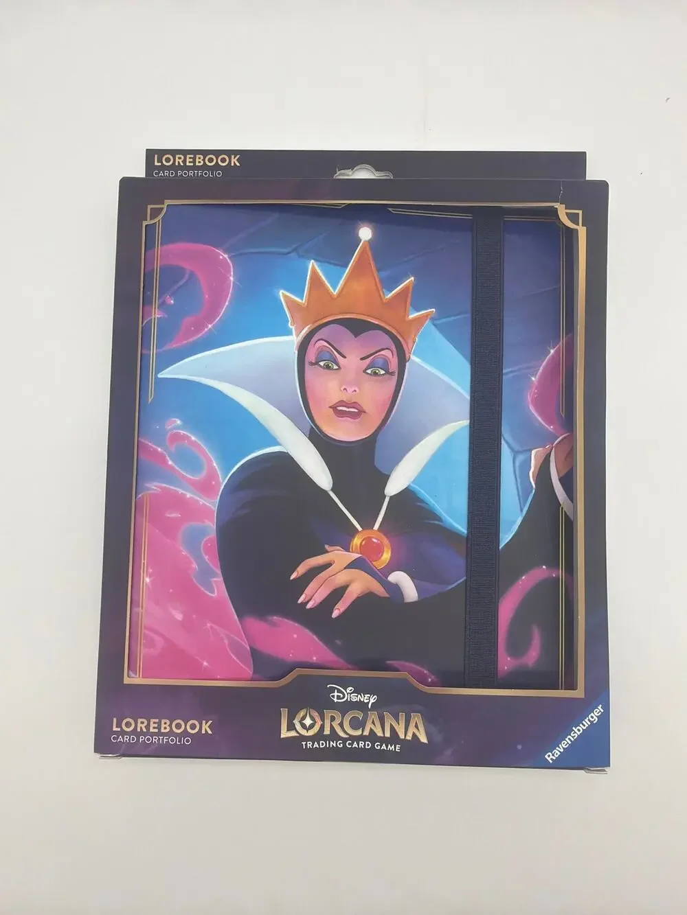 Disney Lorcana LoreBook Evil Queen Card Book Portfolio Binder New, Sealed!